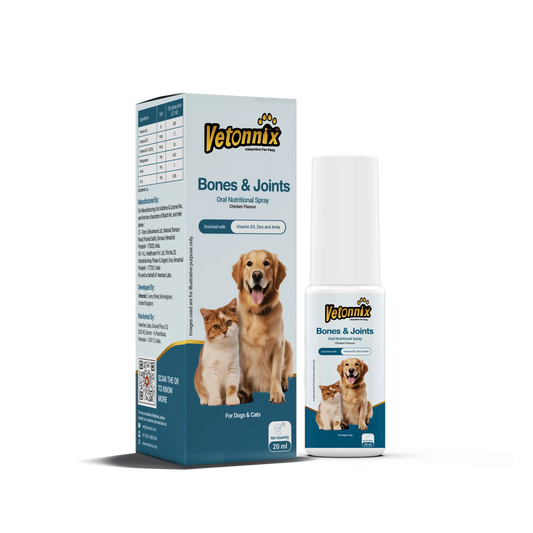 Vetonnix Bones & Joints Oral Nutritional Spray for Pets - 20ml