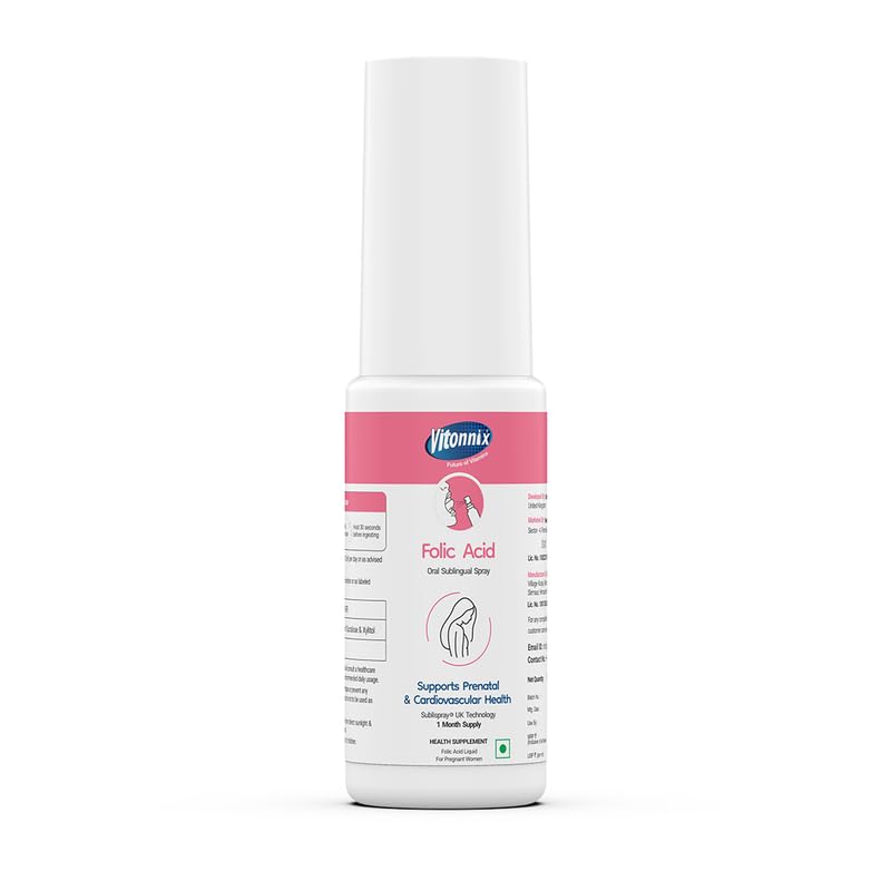 Vitonnix Folic Acid Sublingual Oral Spray