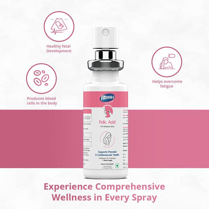 Vitonnix Folic Acid Sublingual Oral Spray