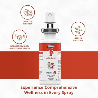 Vitonnix Multivitamin Sublingual Oral Spray : Ages 3+ (Kids)