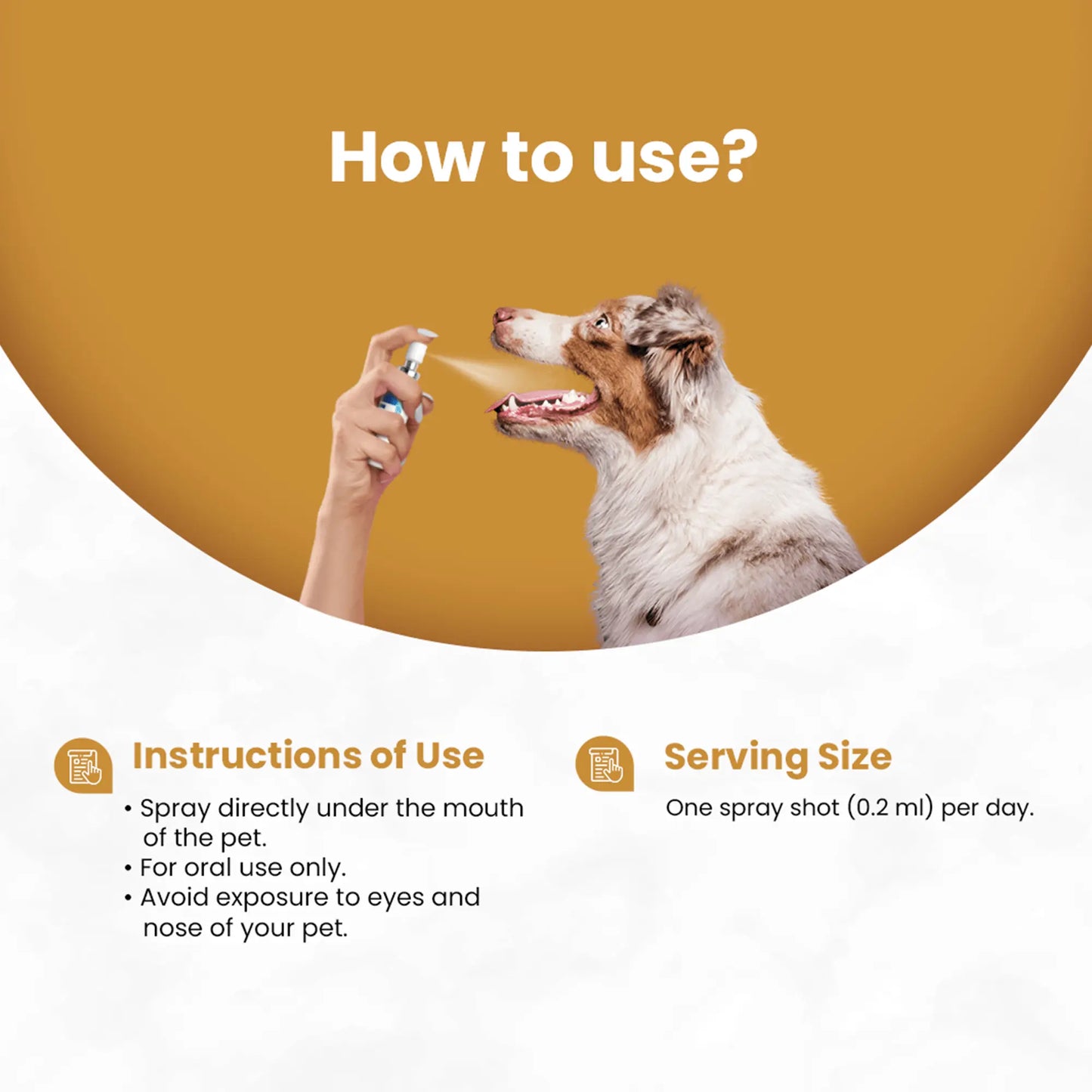 Vetonnix Growth & Development Oral Nutritional Spray for Puppies & Kittens - 20ml